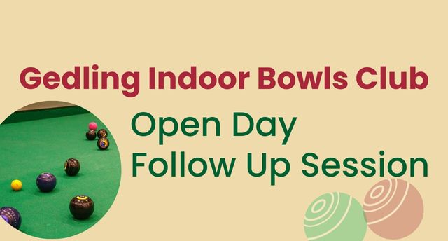 Gedling Indoor Bowls Club Open Day follow up session